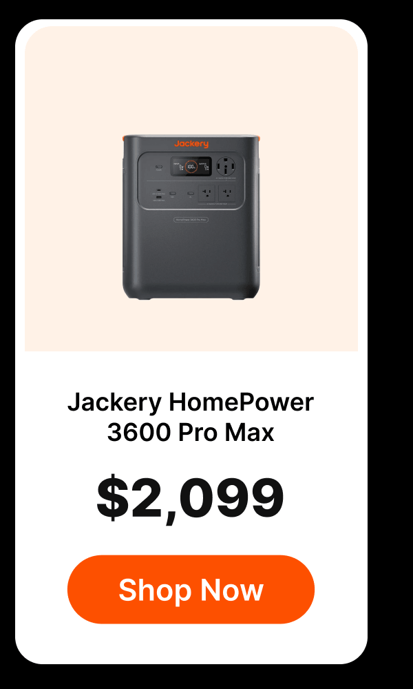 Jackery HomePower3600 Pro Max
