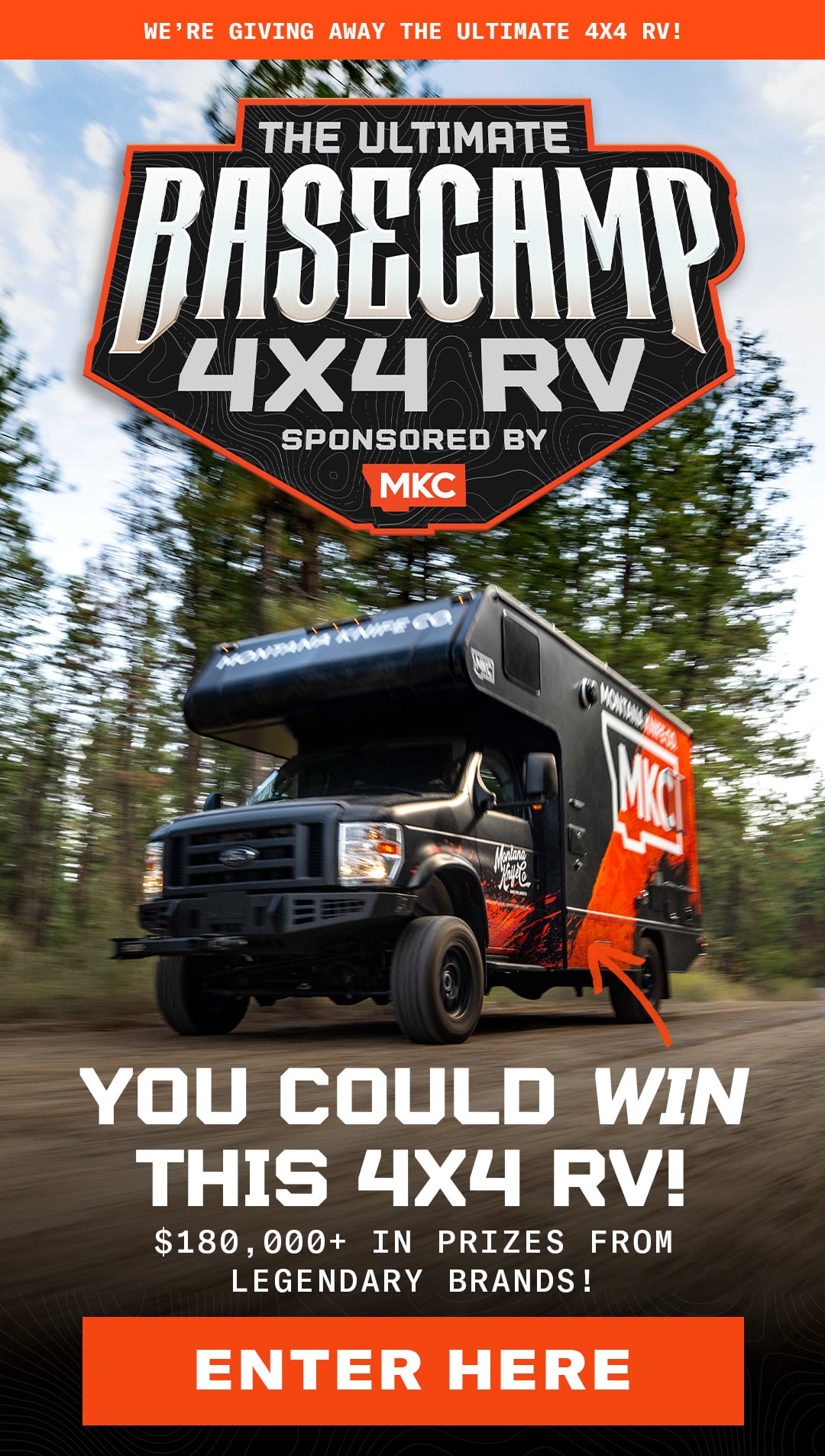 Win the 4x4 RV of a Lifetime