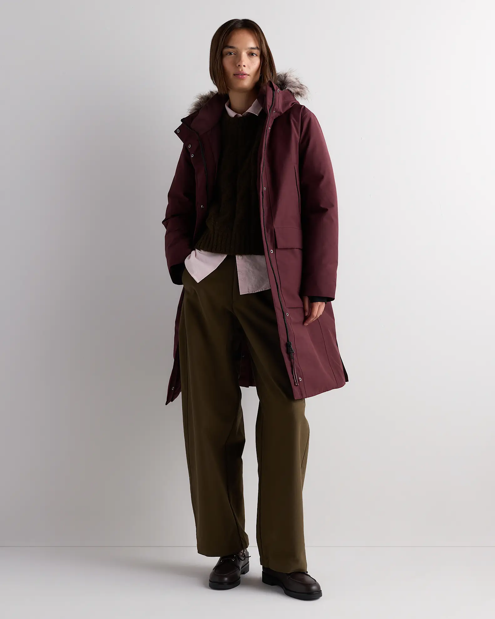 Responsible Down Hooded Long Parka