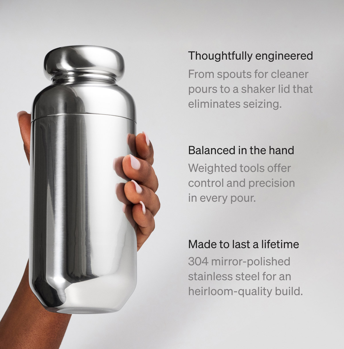 Thoughtfully engineered | Balanced in the hand | Made to last a lifetime 