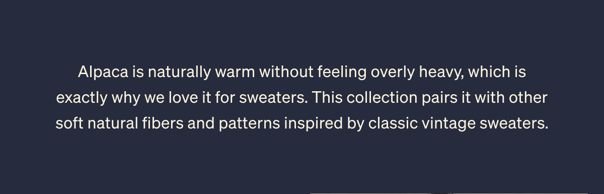 All About Alpaca | Shop Alpaca Sweaters