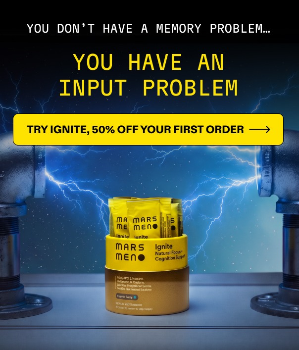 You have an input problem. Try Ignite, 50% off your first order.