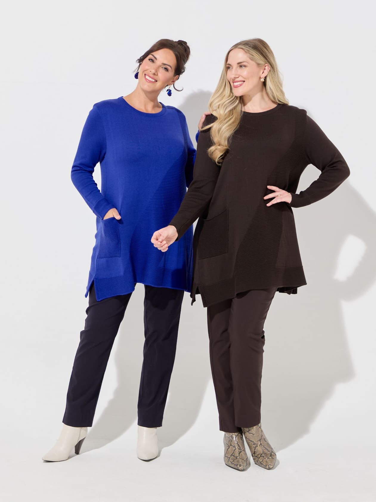 Cotton Blend Knitted Jumpers