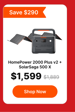 HomePower 2000 Plus v2 +SolarSaga 500 X