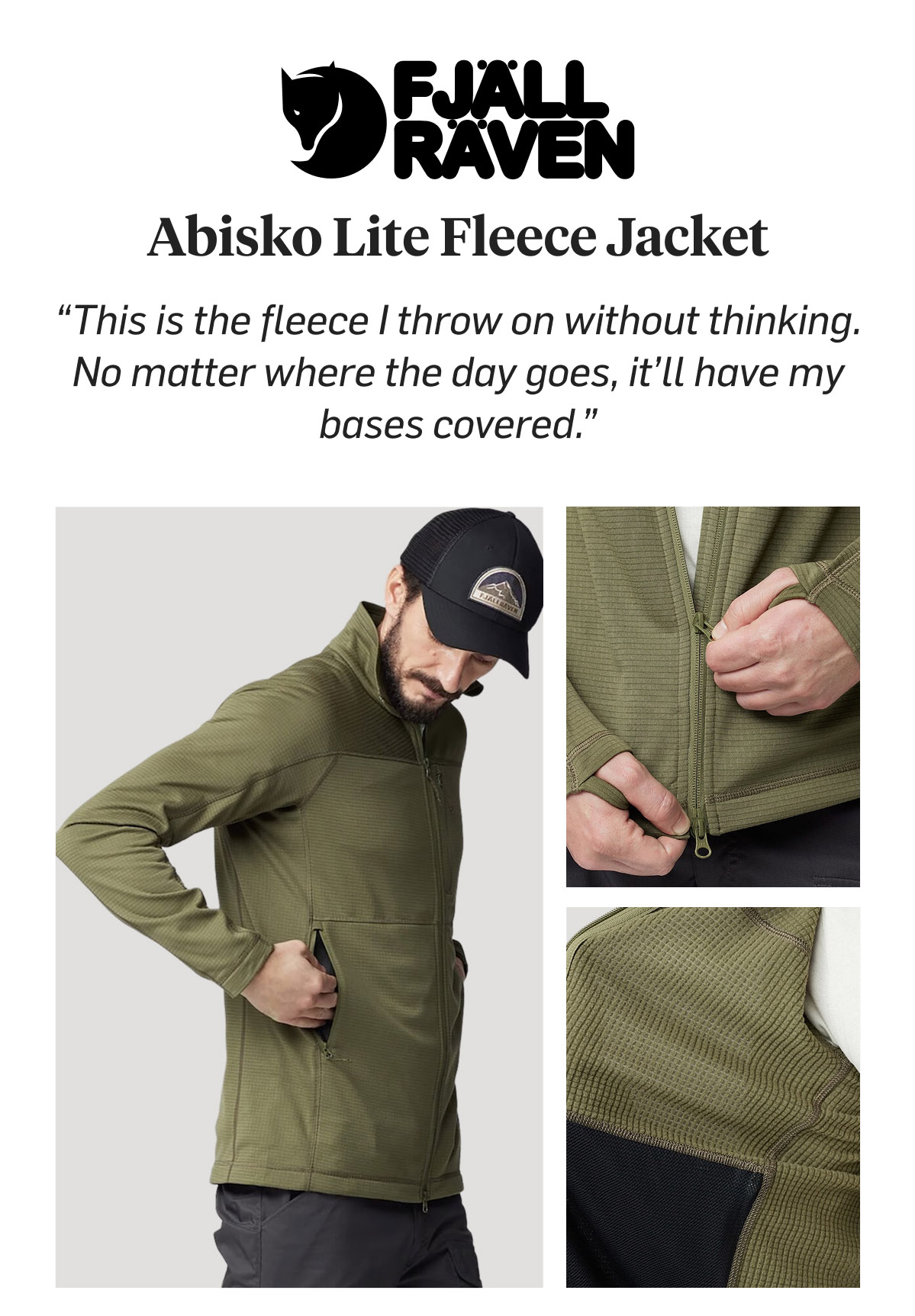 Fjallraven Abisko Lite Fleece Jacket: the fleece I throw on without thinking