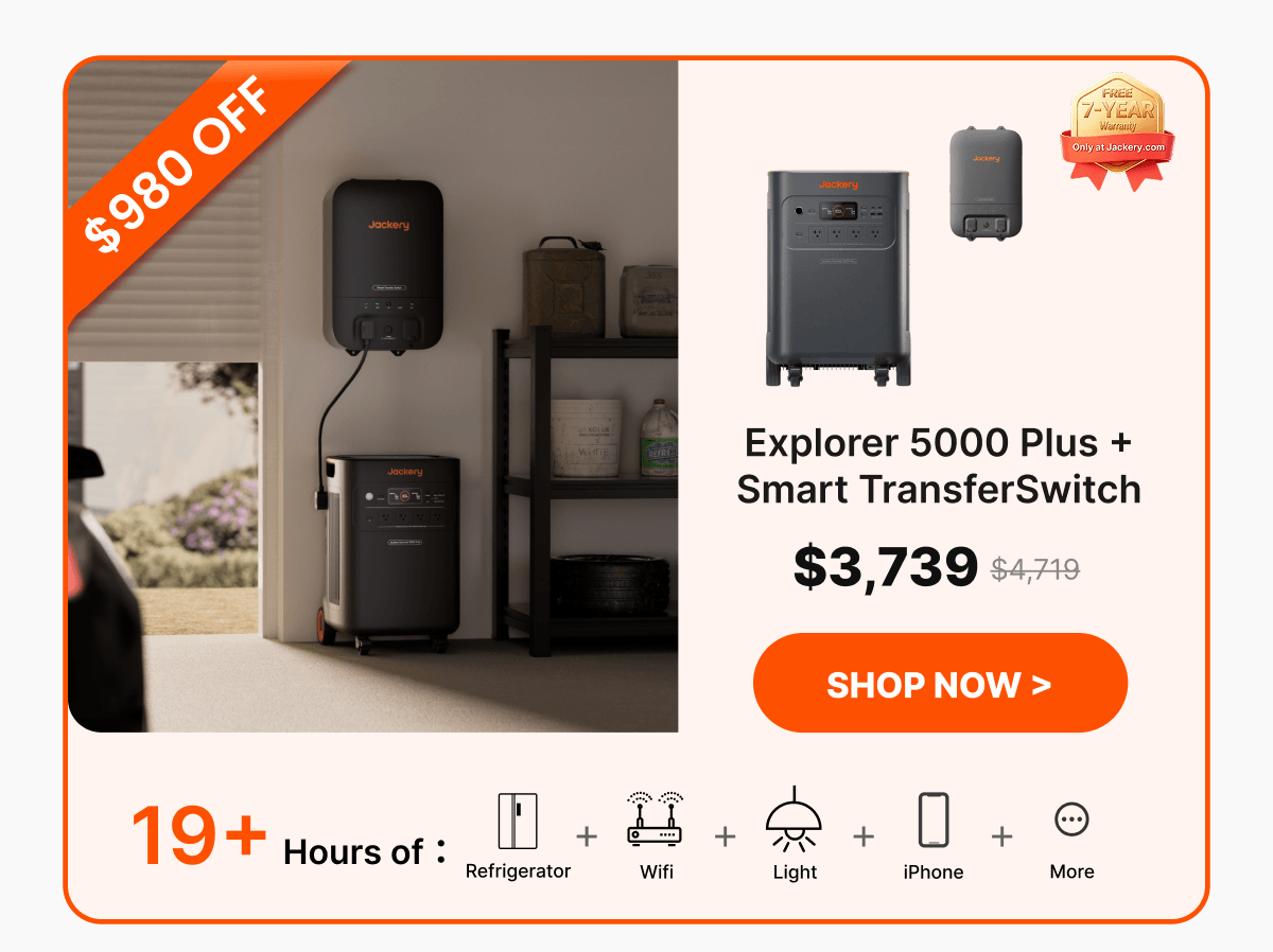 Explorer 5000 Plus +Smart TransferSwitch