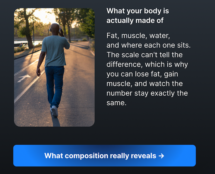 Fat loss and muscle gain can happen at the same time while the scale sits completely still.