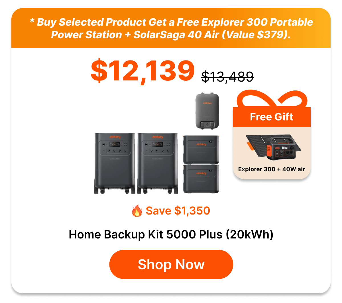 Home Backup Kit 5000 Plus (20kWh) 