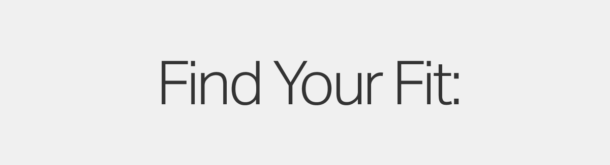 Find Your Fit