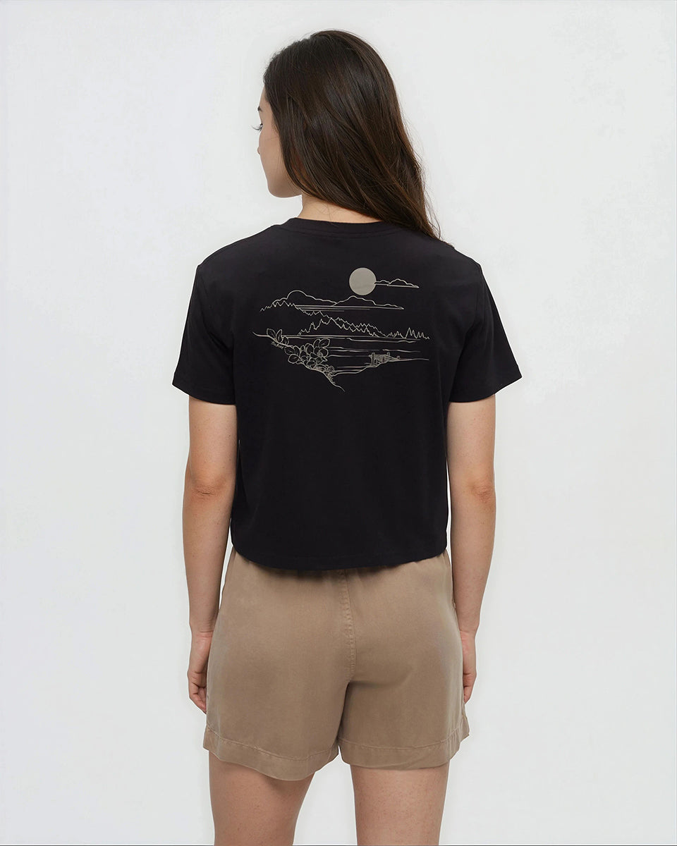 Image of Wild Rose Lake Crop T-Shirt
