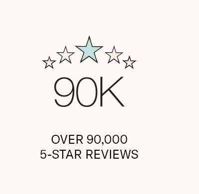 Over 90,000 5-Star Reviews