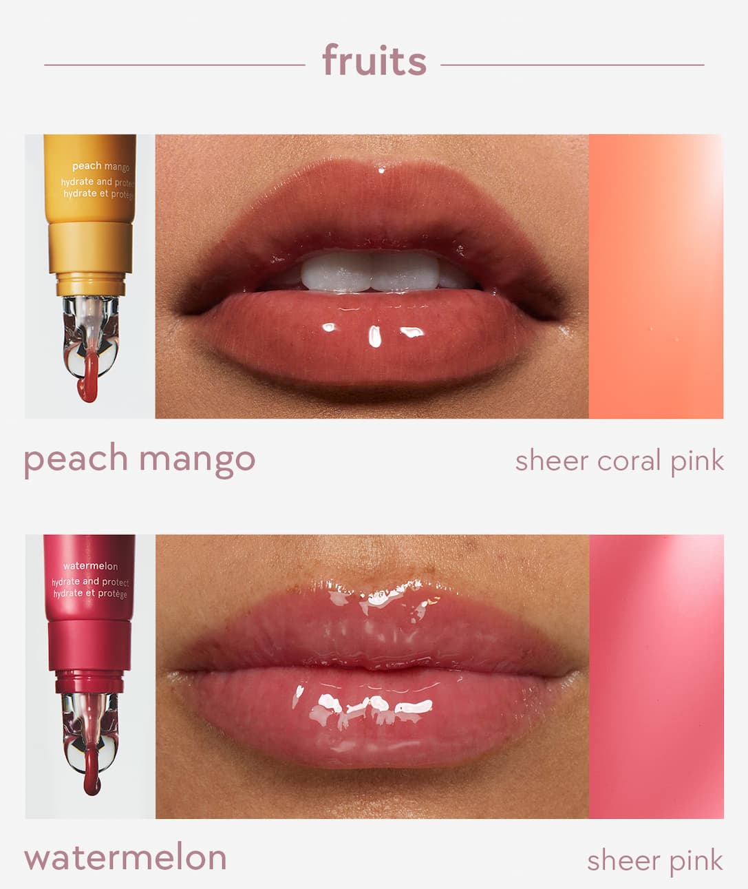 the lip butter collection: fruits