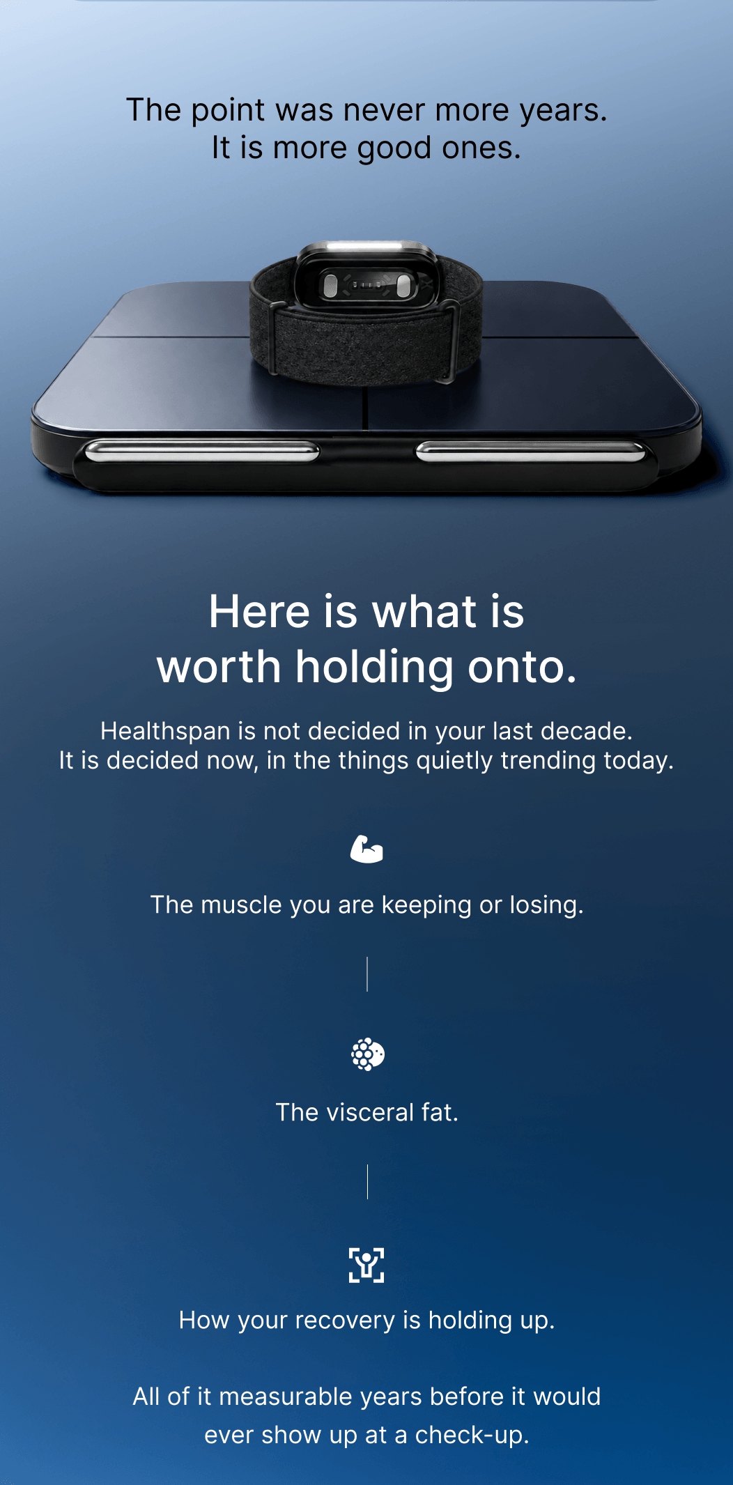 Healthspan is not decided in your last decade. It is decided now, in the things quietly trending today. 