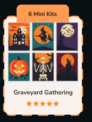 Graveyard Gathering | 6 Mini Kits