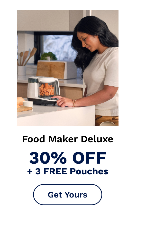 Food Maker Deluxe 30% OFF + 3 FREE Pouches | Get Yours