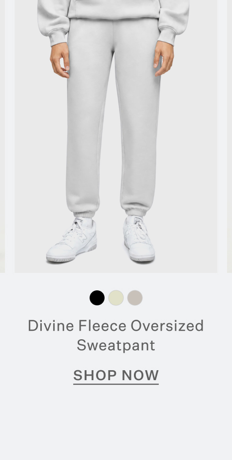 Divine Fleece Oversized Sweatpant