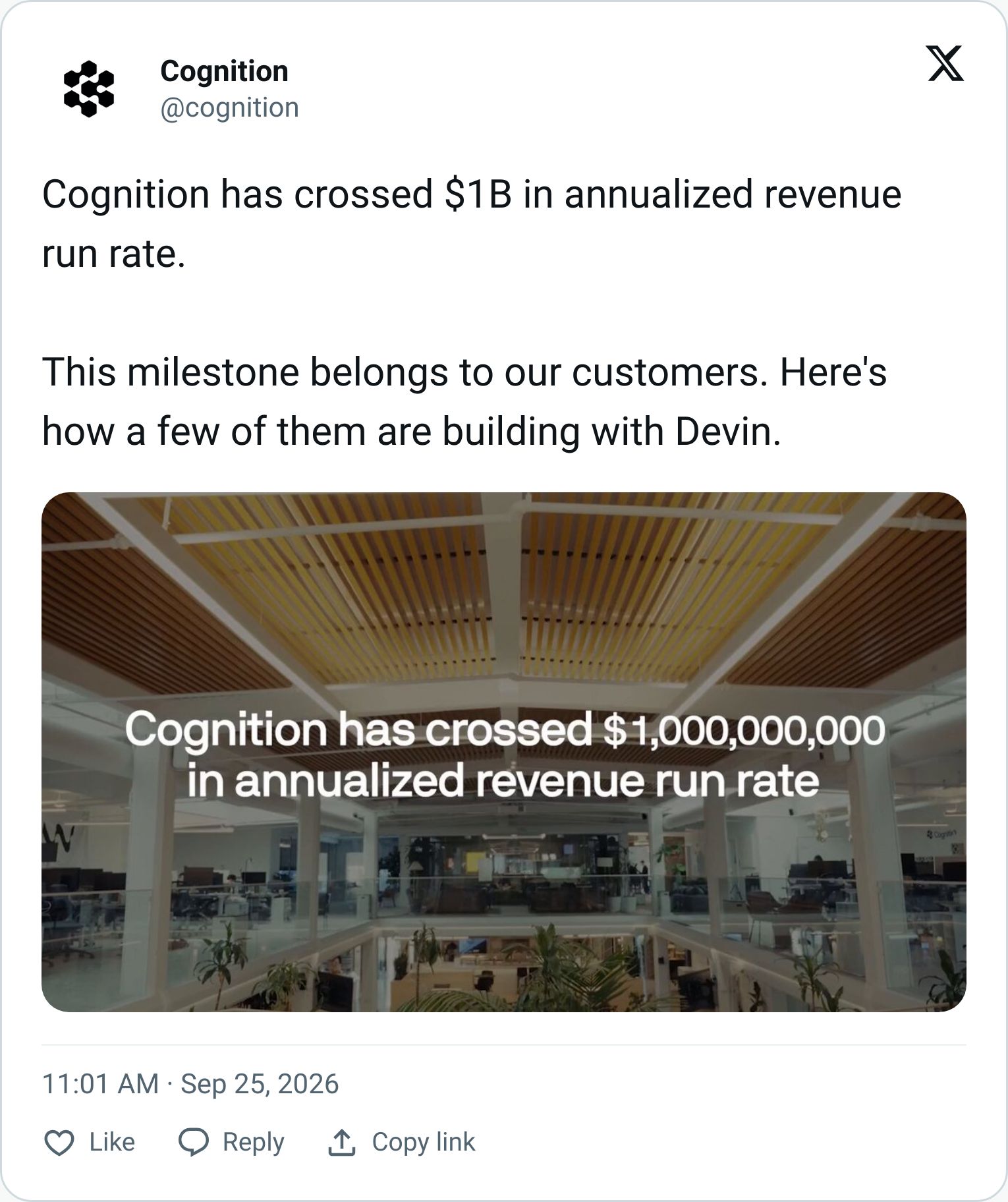 Tweet screenshot