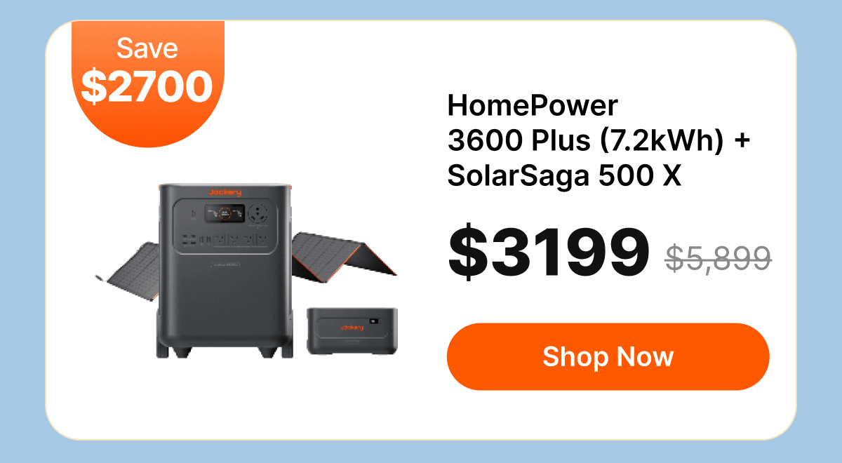 HomePower3600 Plus (7.2kWh) +SolarSaga 500 X