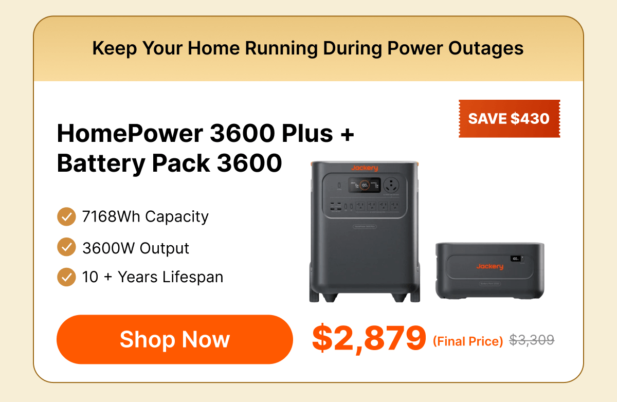 HomePower 3600 Plus + Battery Pack 3600 Jackery