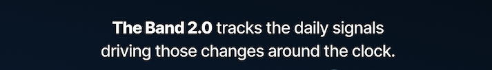 The Band tracks the daily signals driving those changes around the clock