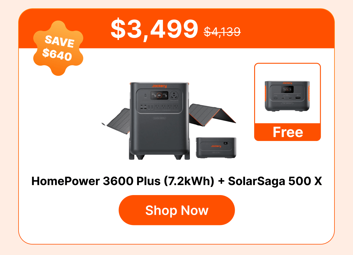 HomePower 3600 Plus (7.2kWh) + SolarSaga 500 X