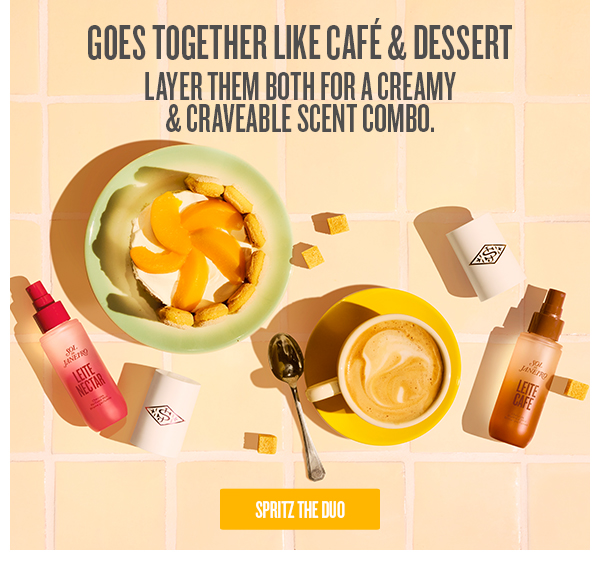 Goes together like Caf&eacute; & Dessert - SPRITZ THE DUO