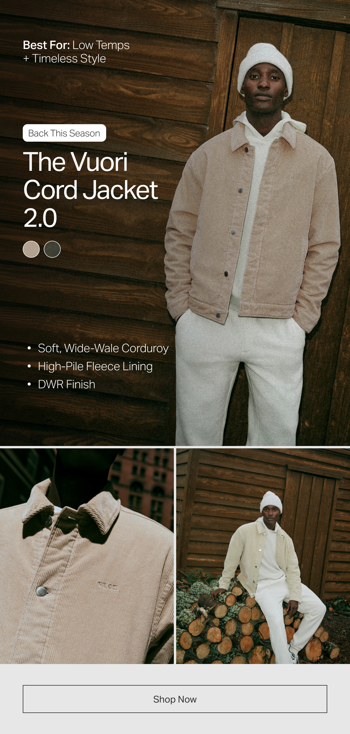 The Vuori Cord Jacket 2.0