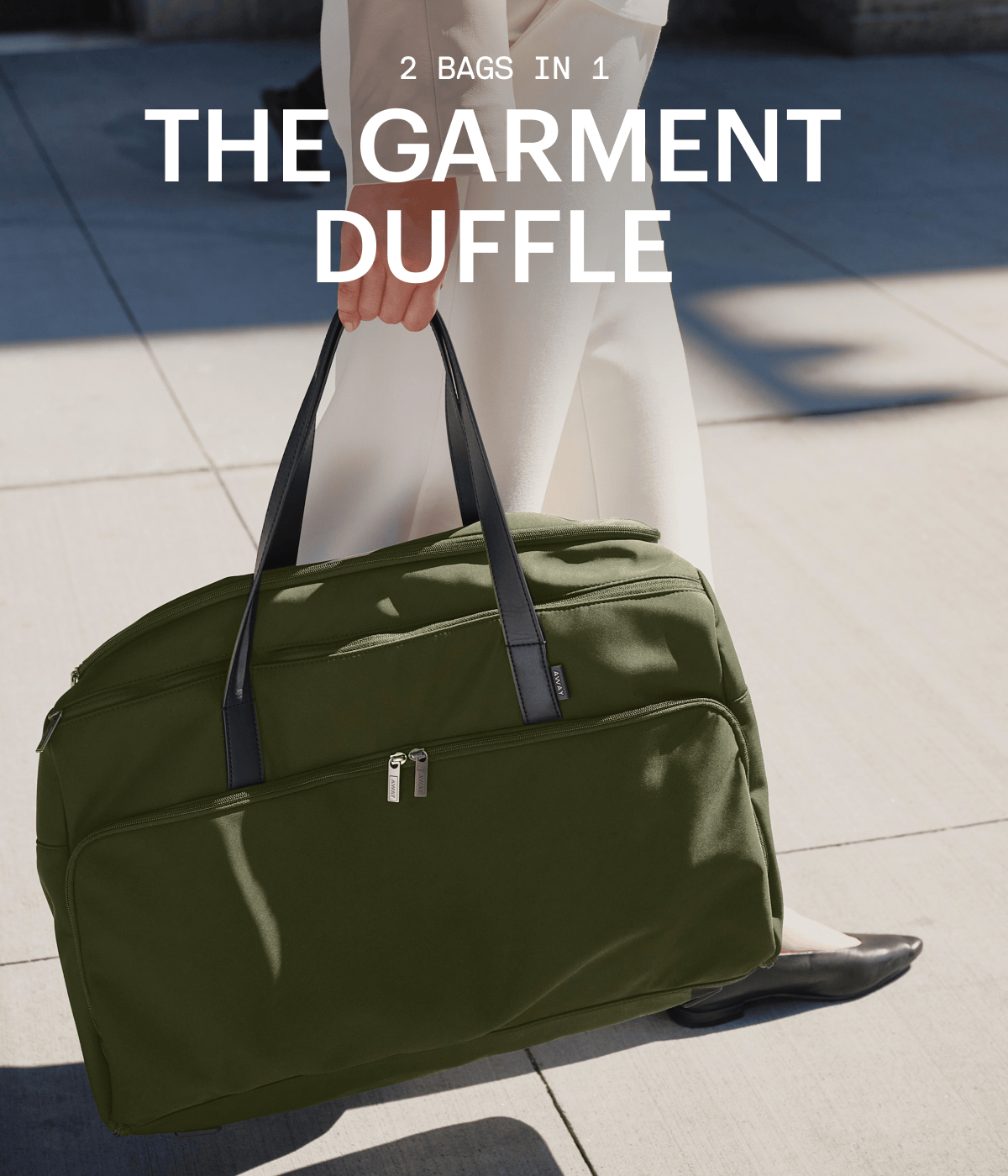 2 BAGS IN 1 | THE GARMENT DUFFLE