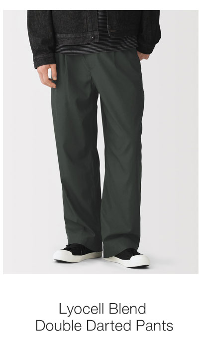 Shop Lyocell Blend Double Darted Pants
