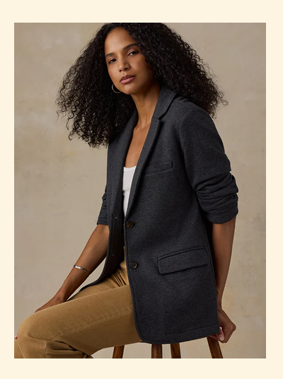 Inlet Knit Blazer