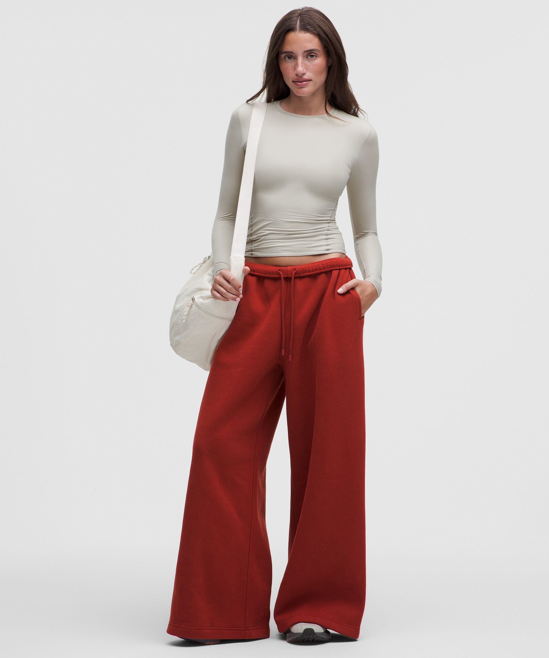 Wundermost Ultra-Soft Nulu Crewneck Long-Sleeve Shirt