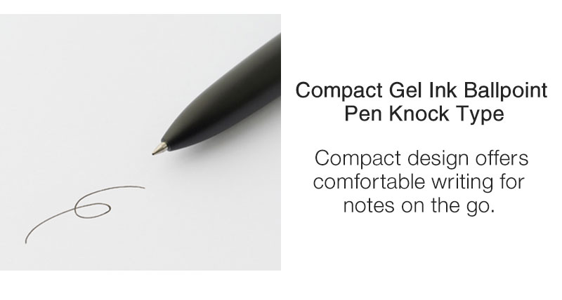 Shop Compact Gel ink Ballpoint Knock Type