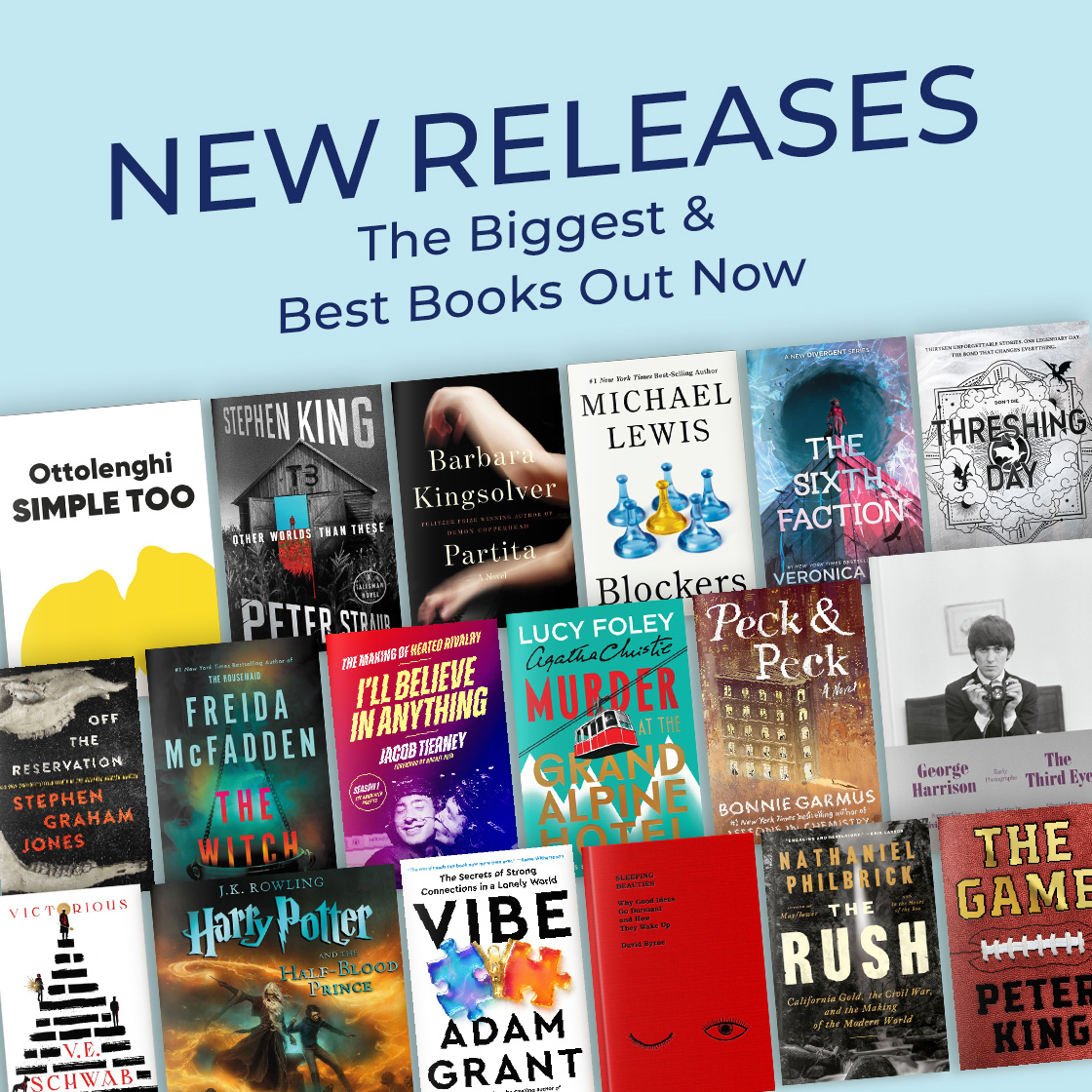 NEW RELEASES | The Biggest & Best Books Out Now