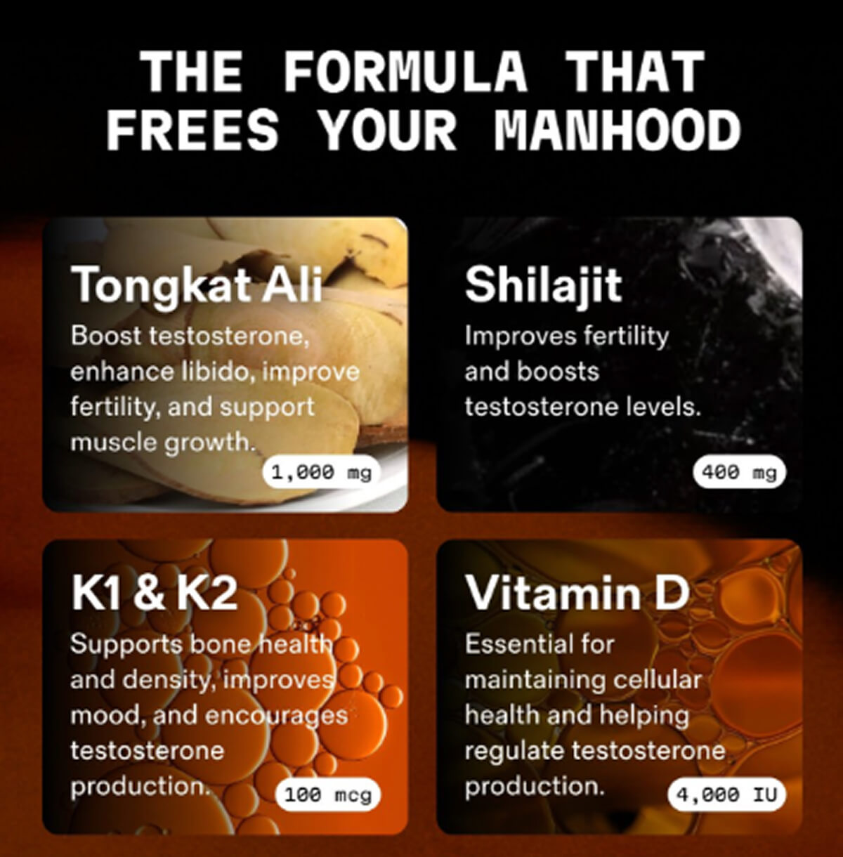 THE FORMULA THAT FREES YOUR MANHOOD