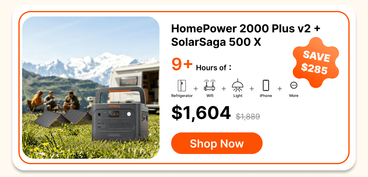 HomePower 2000 Plus v2 + SolarSaga 500 X