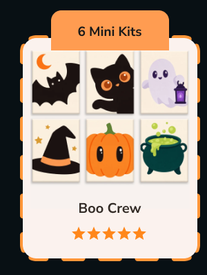 Boo Crew | 6 Mini Kits