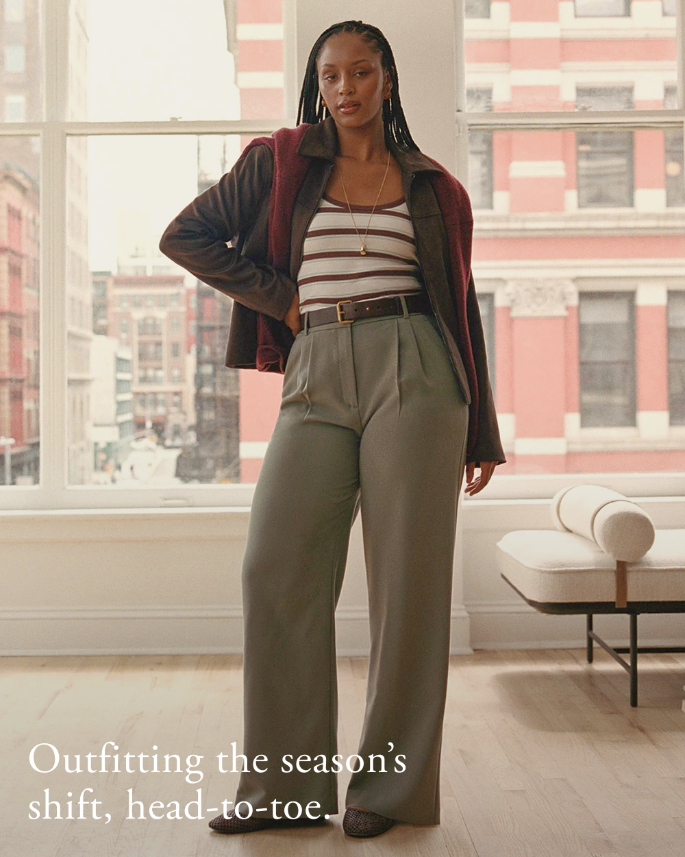 Outfitting the season&rsquo;s shift, head-to-toe.