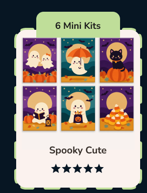 Spooky Cute | 6 Mini Kits