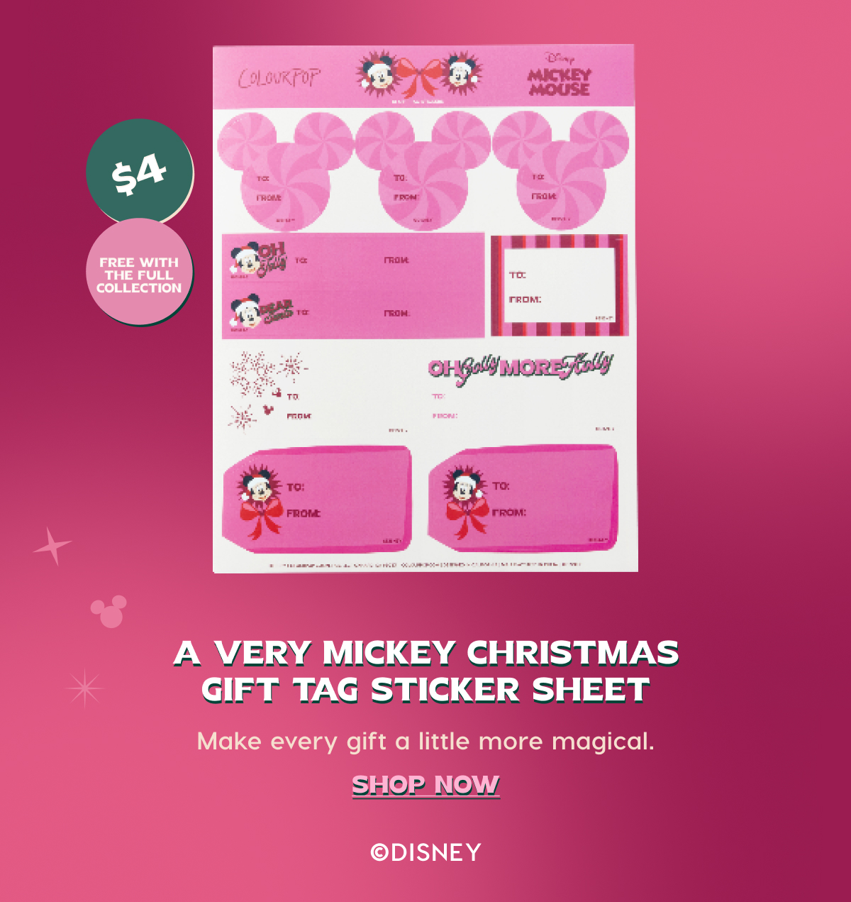 Gift Tag Sticker Sheet. Shop Now