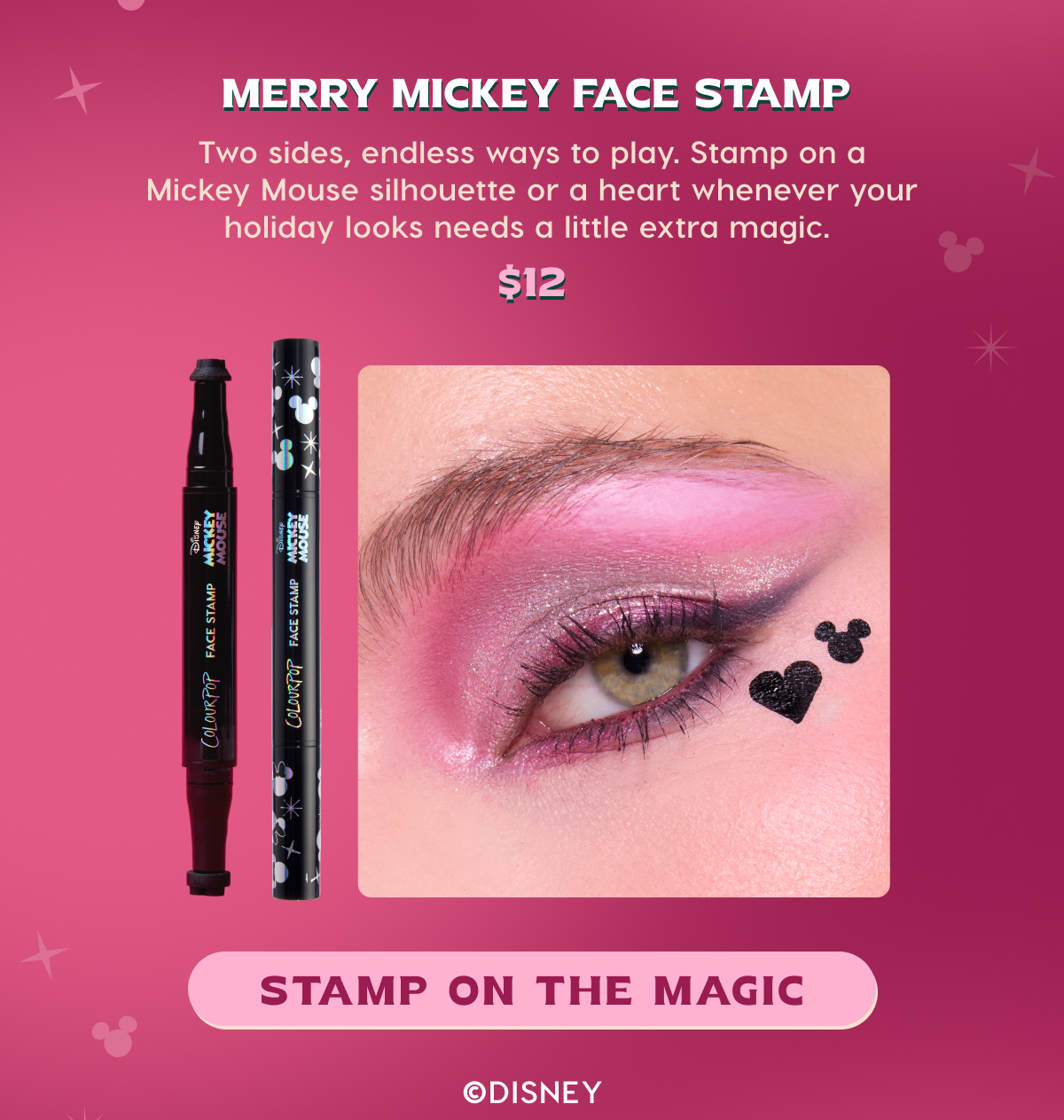 Shop the Merry Mickey Face Stamp