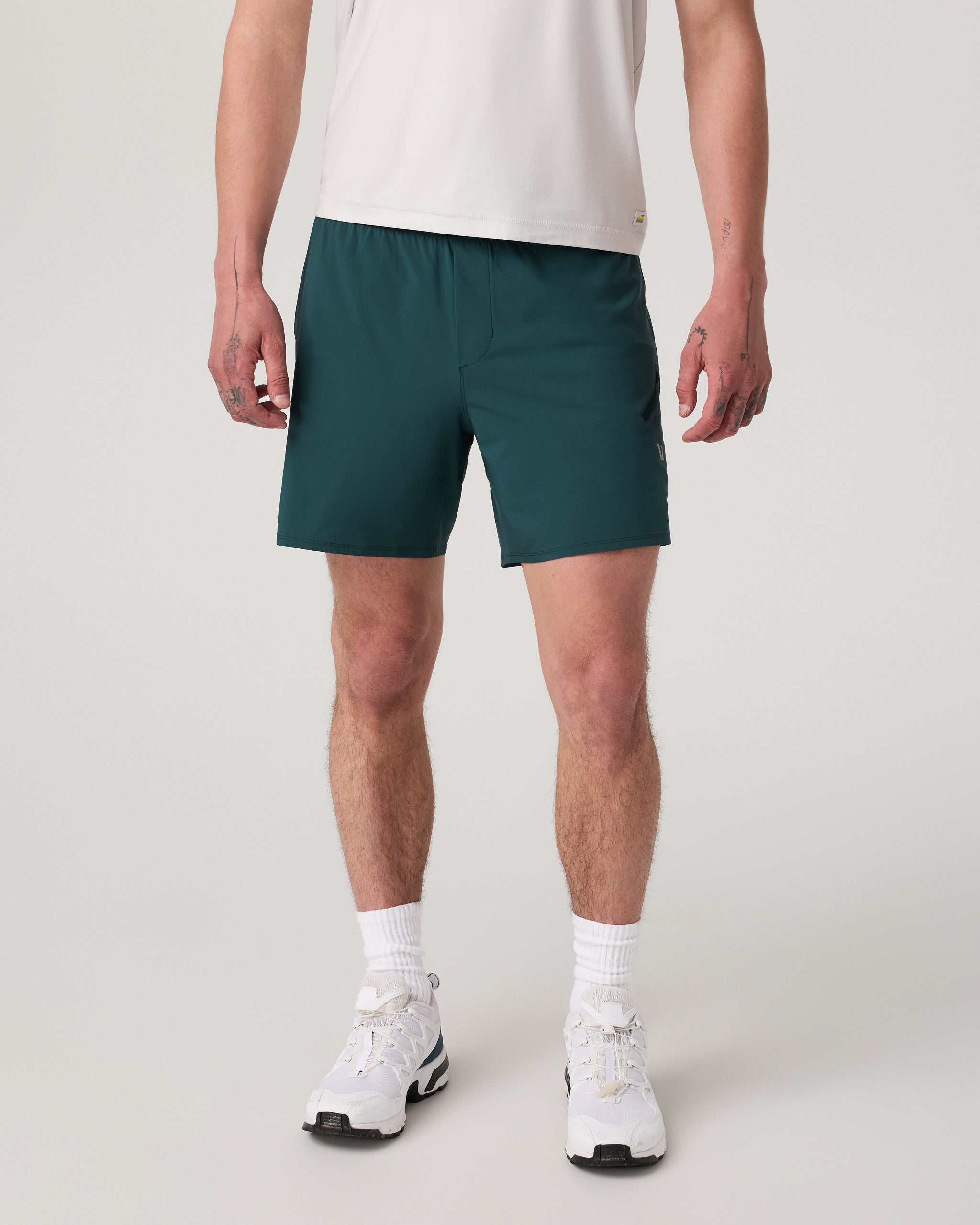Image of Qualify Run Short Lined 6" | Deep Sea