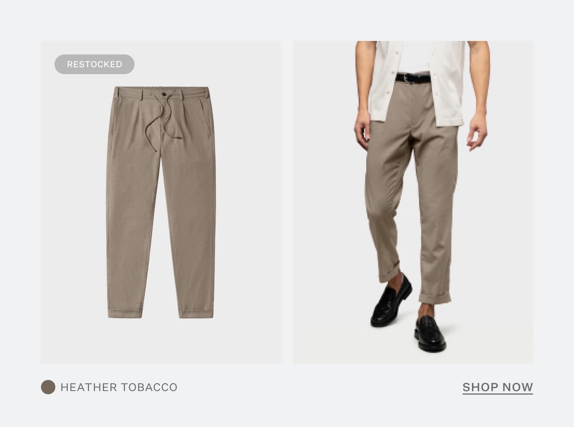SoHo Trouser - Heather Tobacco