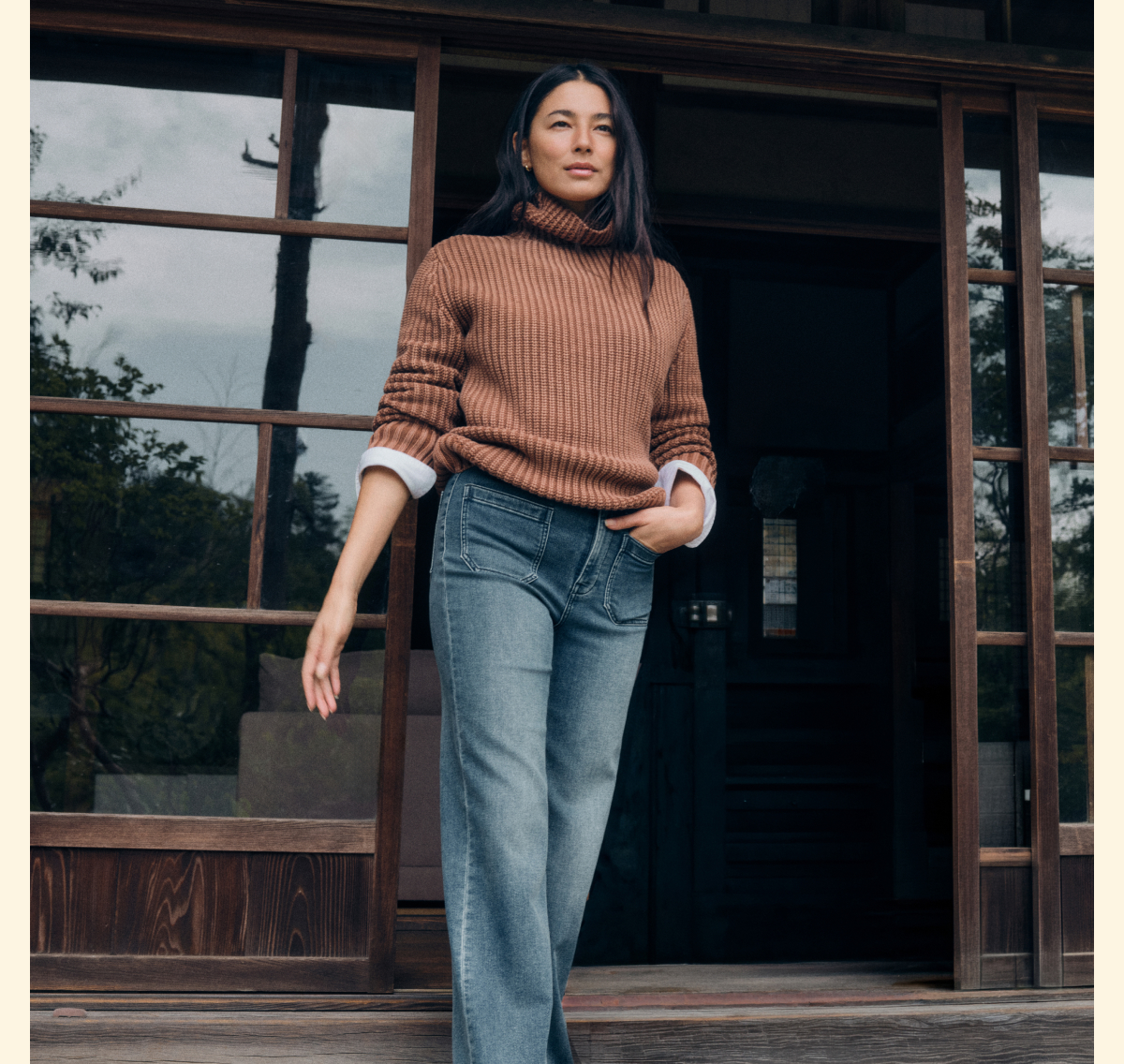 Stretch Terry Patch Pocket Pant