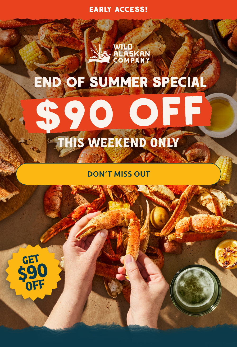 Early Access: $90 Off This Weekend Only
