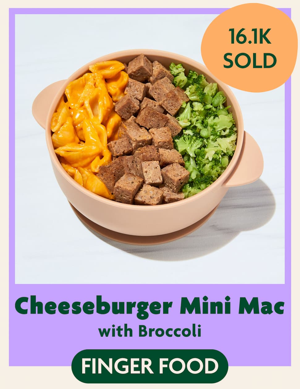 Cheeseburger Mini Mac Finger Food Meal