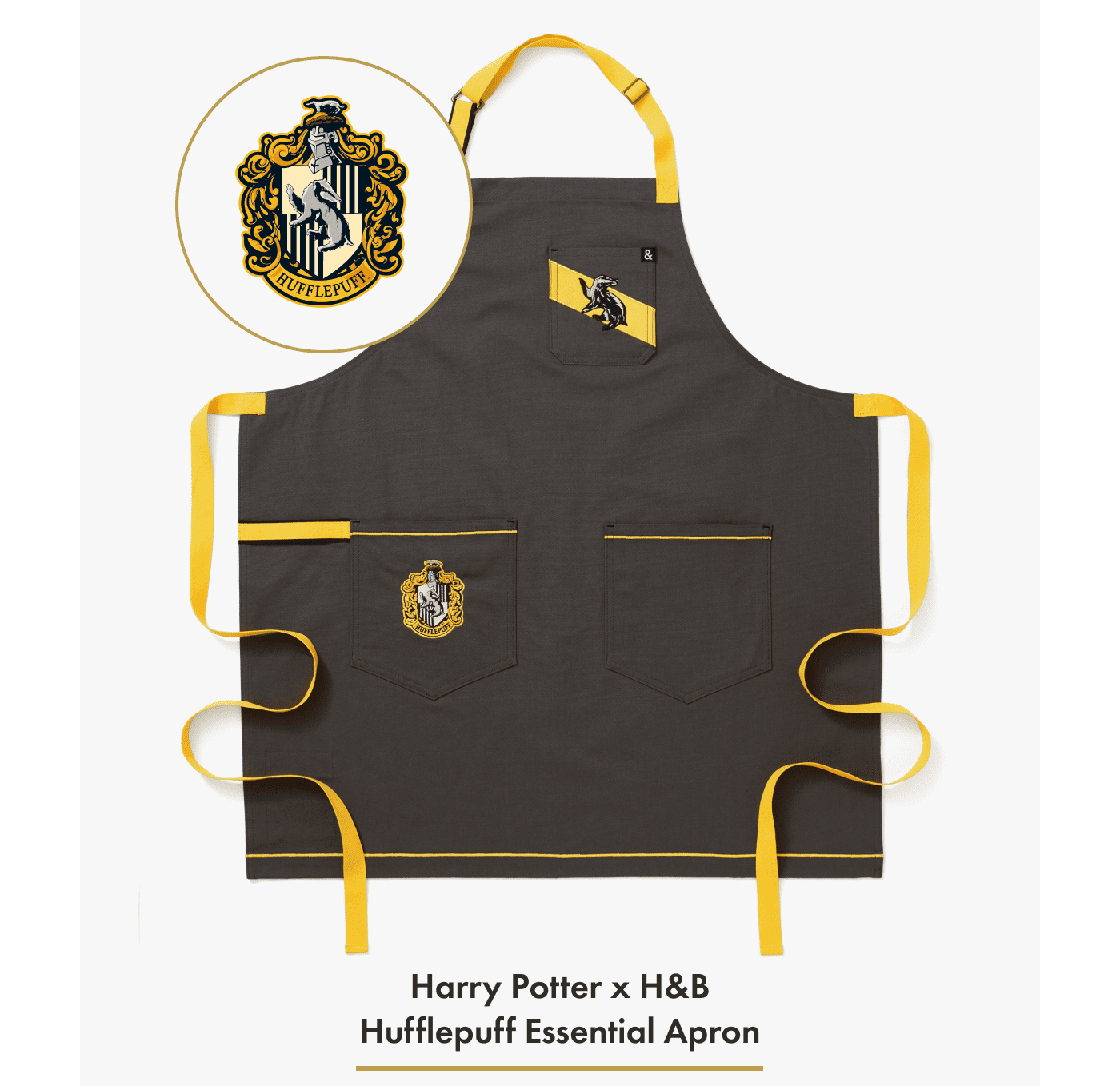 Harry Potter x H&B Hufflepuff Essential Apron