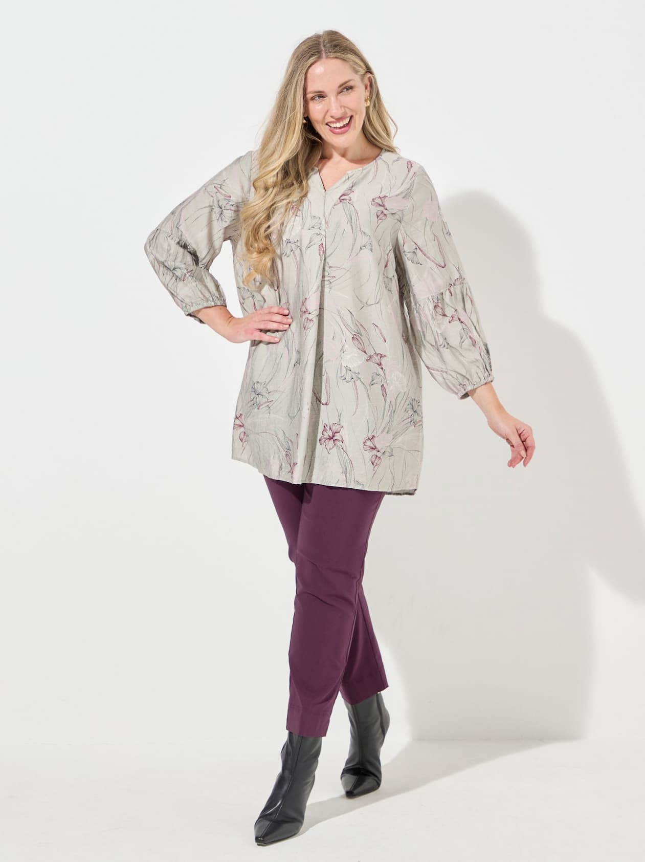 Tyra by CISO Long Print Tunic