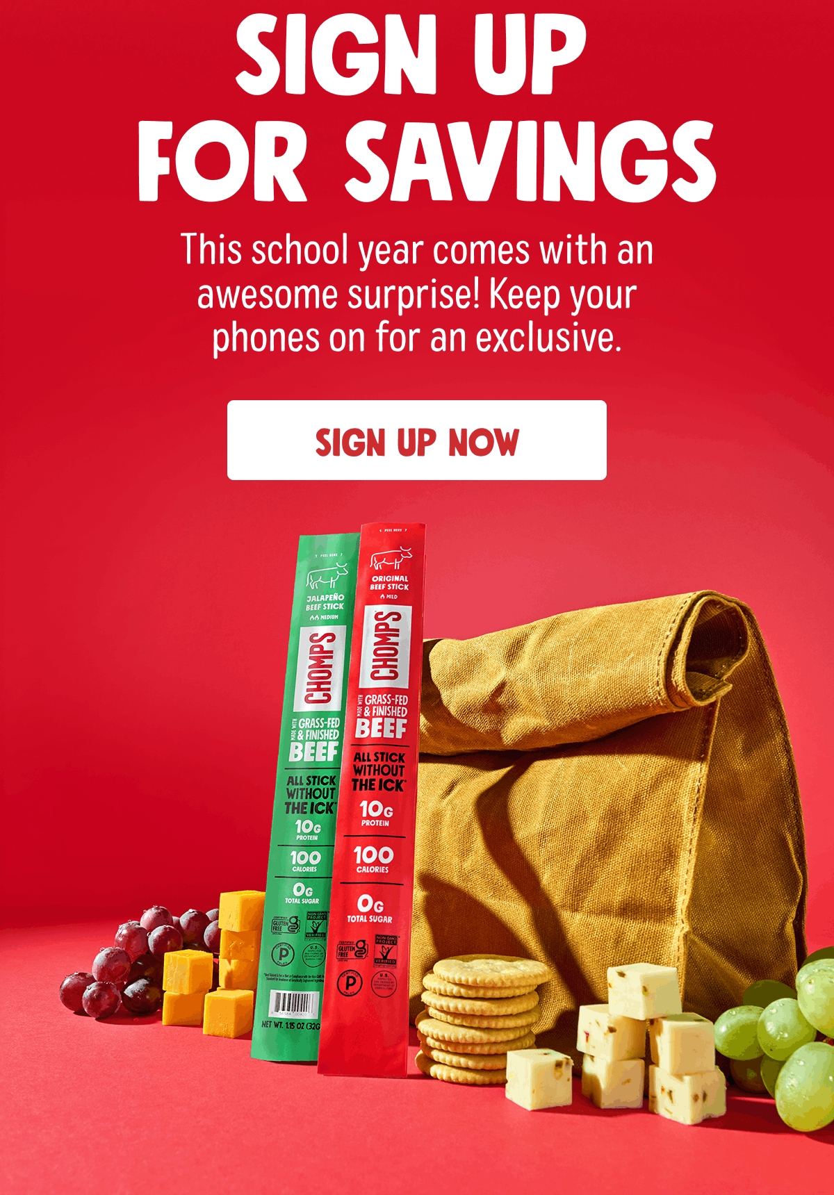 Sign Up For Savings | This school year comes with an awesome surprise! Keep your phones on for an exclusive. | Sign Up Now