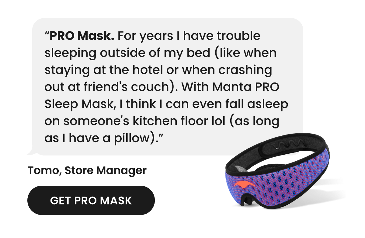 Get Manta PRO Mask