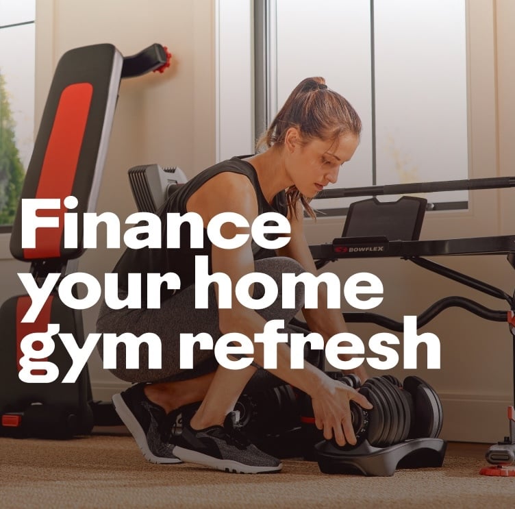 Finance your home gym refresh.